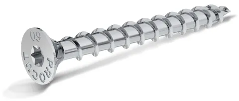 Rawlplug R-PVS Construction Screws with Full Thread and Countersunk Head