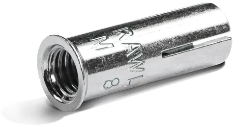 Rawlplug R-DCL Internal Threaded Steel Sleeve with Flange