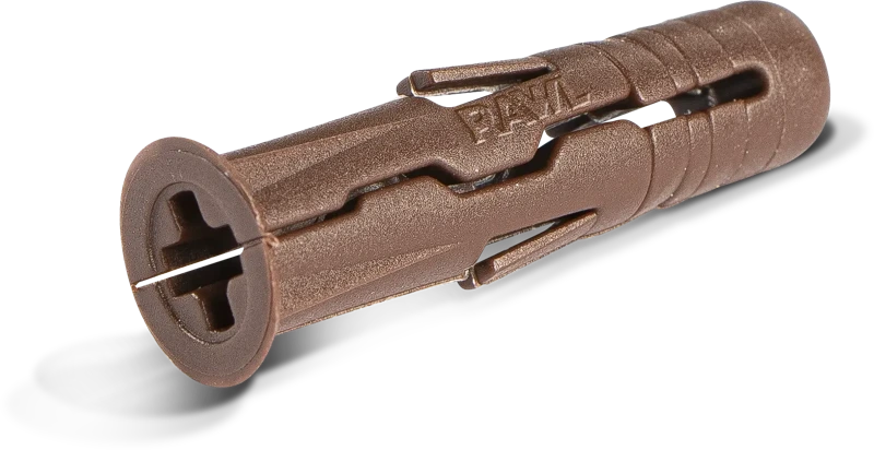 UNO Universal Contract Wall Plugs, 7mm Brown