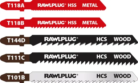 Rawlplug Jigsaw Blade Set